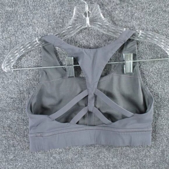 Lululemon Sports Bra Adult 6 Gray Twist and Toil LW1BCBS Womens *Read - Picture 3 of 7